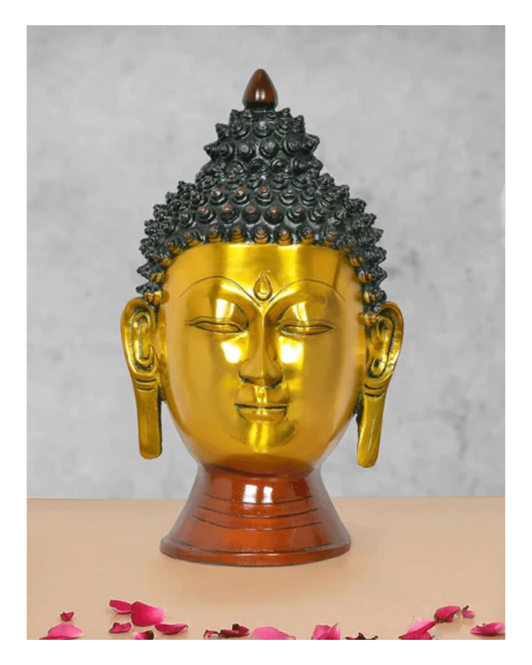 Golden Buddha Head